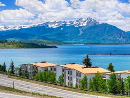 Aerial Drone of Anchorage Condo