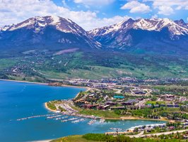 Aerial Drone of Anchorage Condo