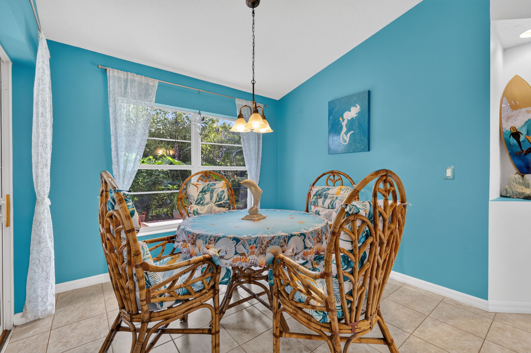 Gorgeous Pool and Tropical Landscaping Views from the Dinette!