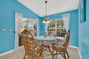 Gorgeous Pool and Tropical Landscaping Views from the Dinette!
