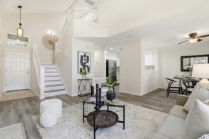 Staircase to upper floor