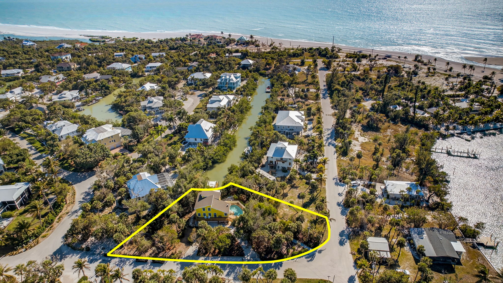Aerial 10 -Lot Lines
