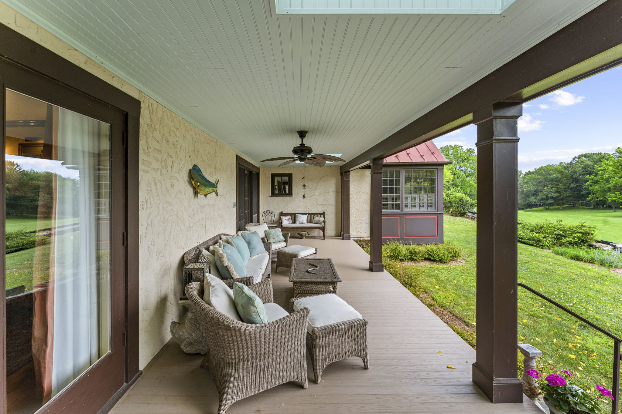 Rear porch