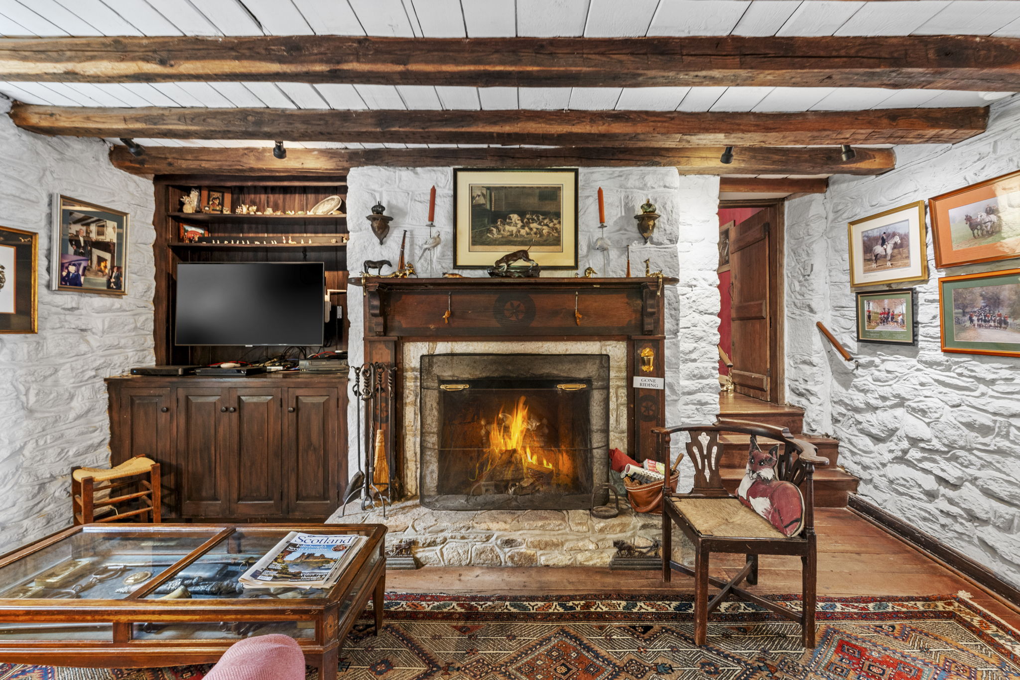Family Room with Fireplace