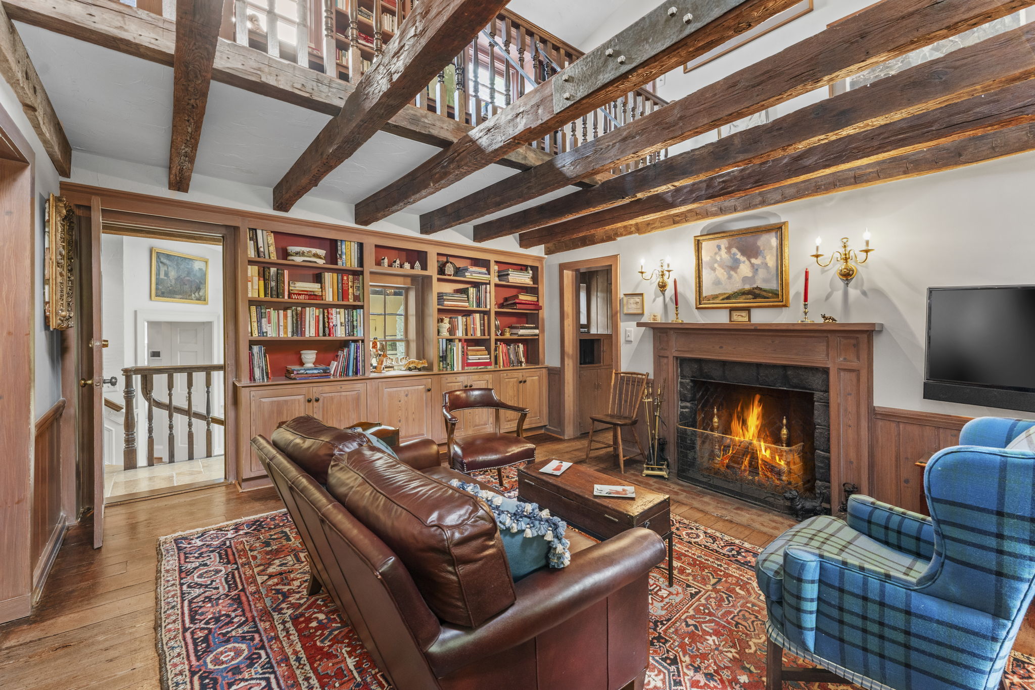 Original Tannery Room with exposed Beams