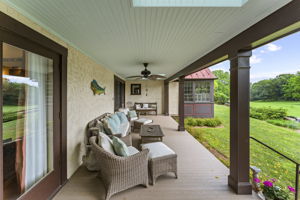 Rear porch