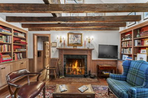 Original Tannery Room with built in Bookcases