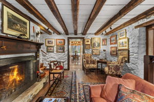 Den with Fireplace
