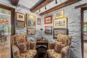 Den with Fireplace