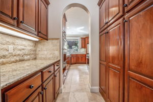 Butler's Pantry between Formal Dining and Kitchen