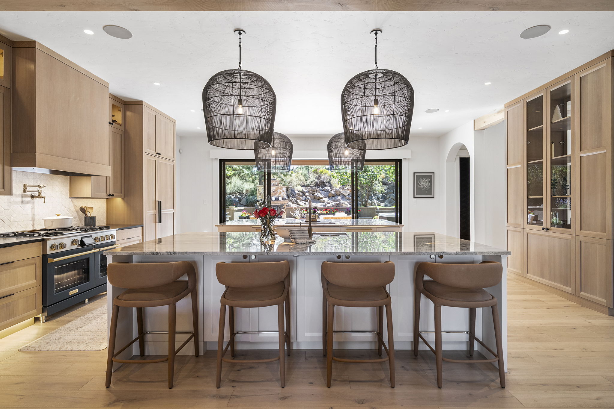 True gourmet and entertaining kitchen