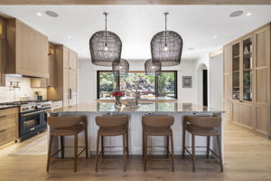 True gourmet and entertaining kitchen