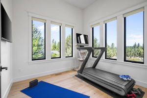 Yoga room (or office?) attached to primary bedroom