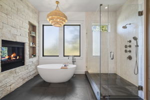 Victoria + Albert soaking tub