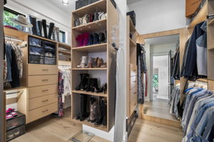 Ample closet space for two