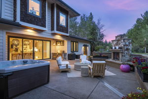 Back patio to gather with loved ones