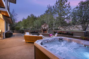 Hot tub stays with the home