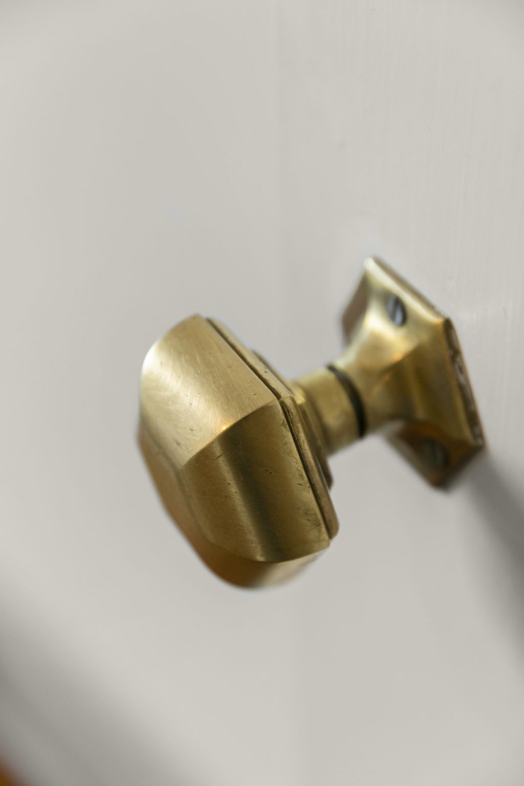 Period details, like the brass door handles