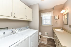 Half Bath / Laundry Room