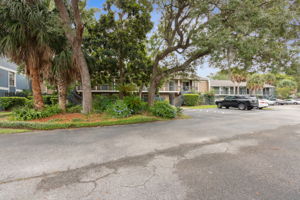 Front of Home with mature landscaping