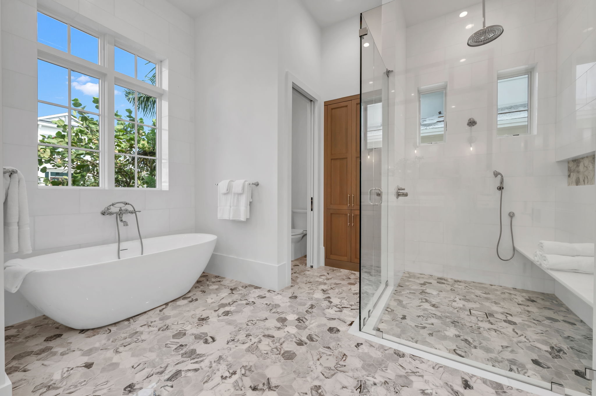 Master Tub and Shower