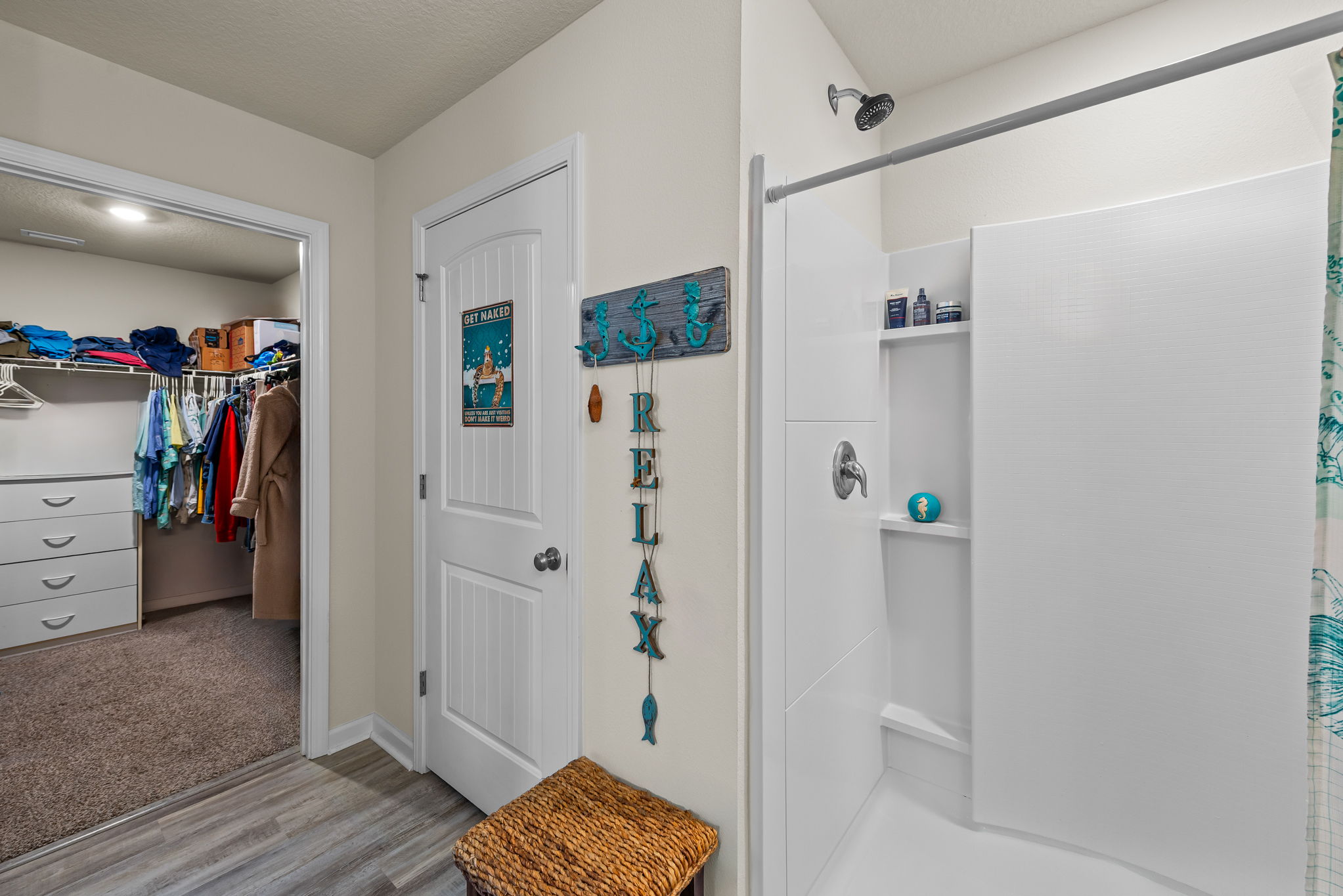 Primary Bath Shower and WIC