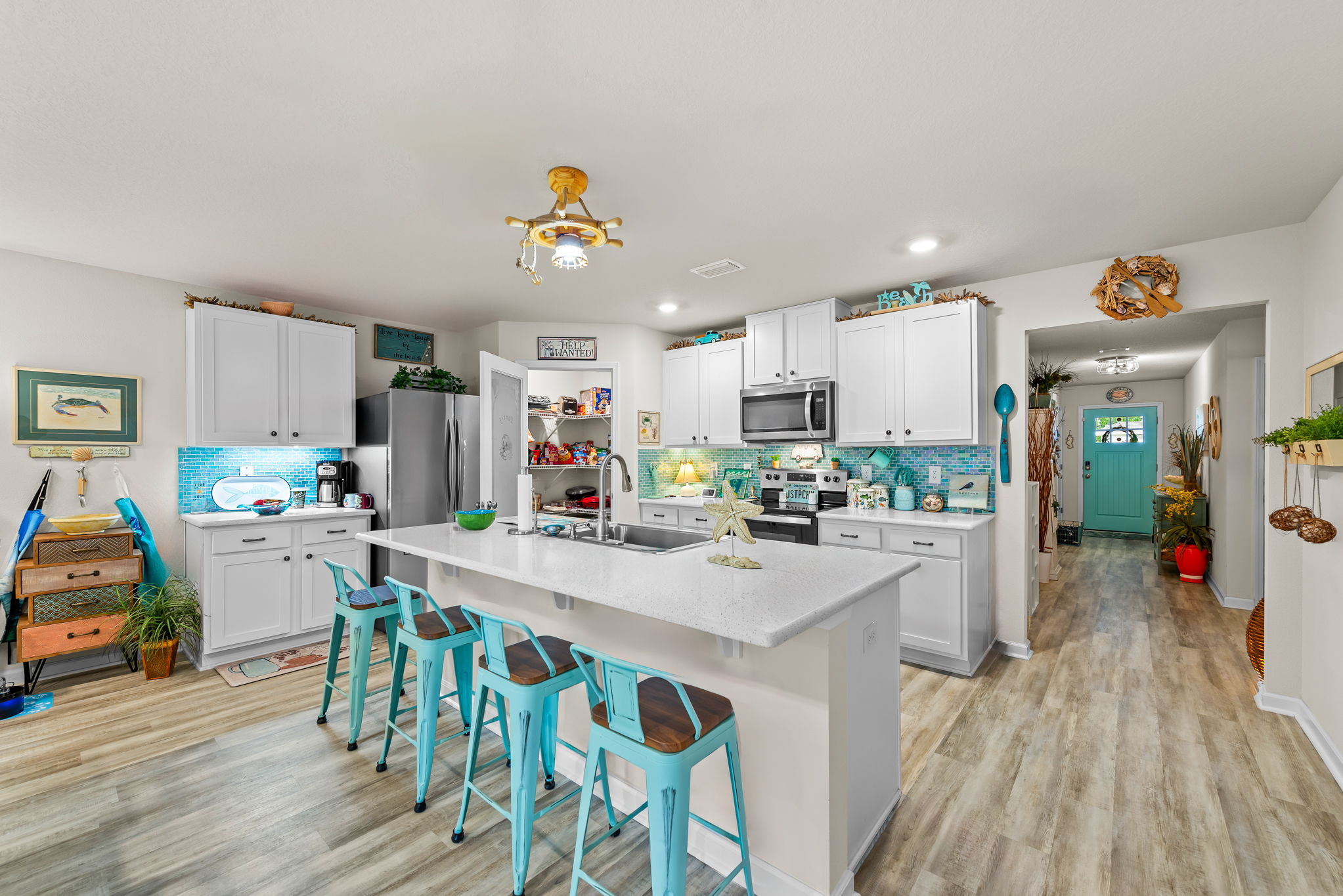 Kitchen Showing Pantry
