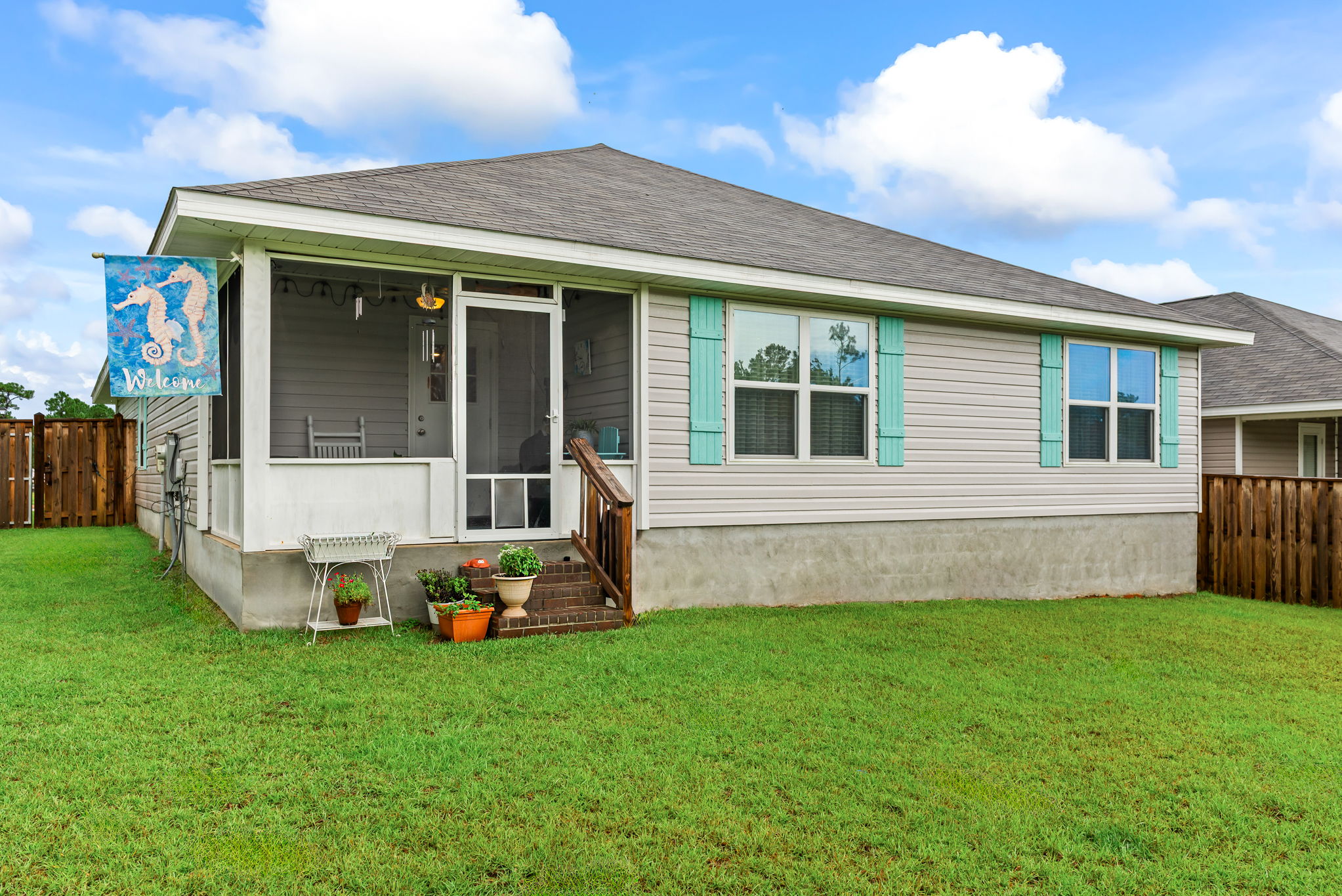 Back of Home and Yard