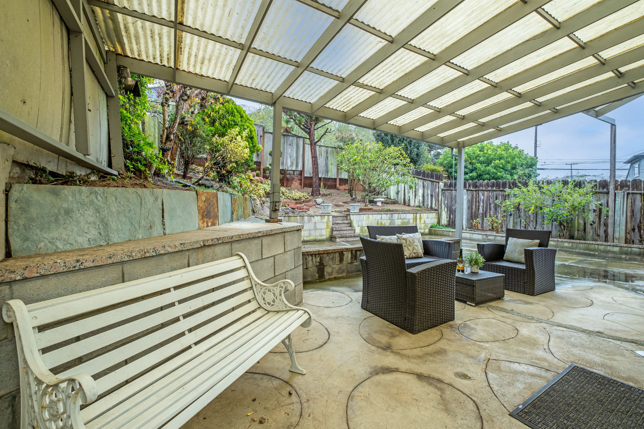 Large Covered Patio Areas