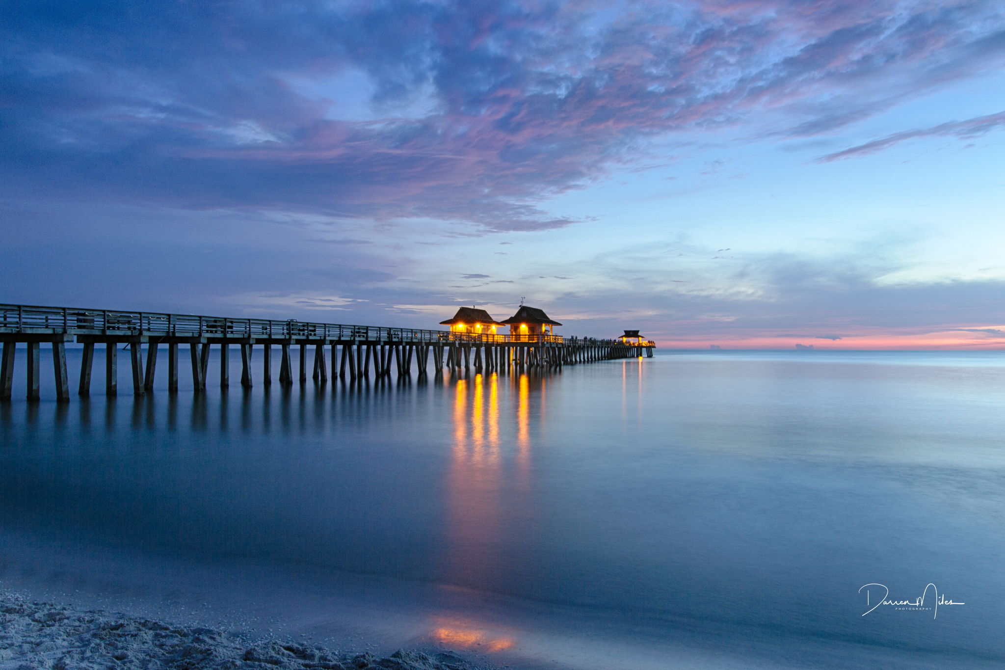 Naples Pier Twilight-3