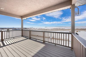 Covered Balcony (Main Floor w/ Covered Patio Below)