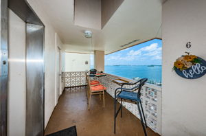 Sixth Floor Elevator-Sitting Balcony Area