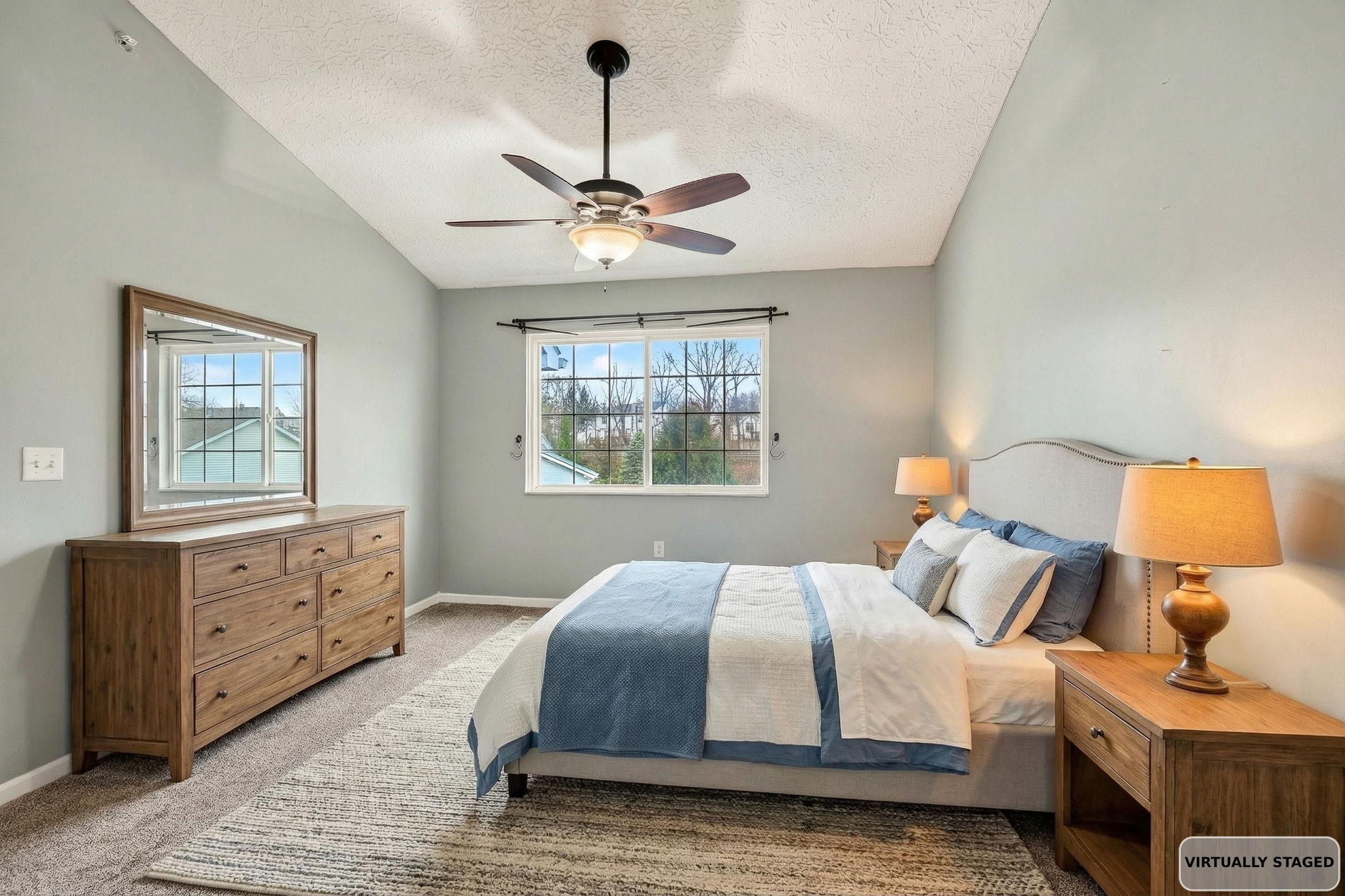 Primary Bedroom Virtually Staged