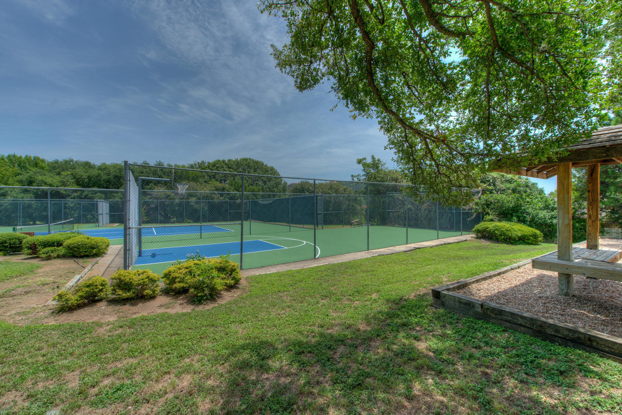 Community park and tennis courts