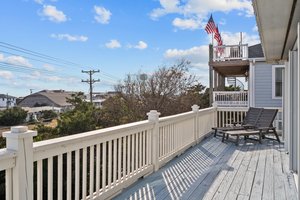 Upstairs Ocean Facing Deck