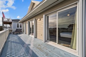 Upstairs Ocean Facing Deck