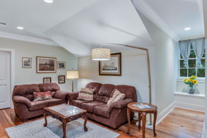 With a charming living area