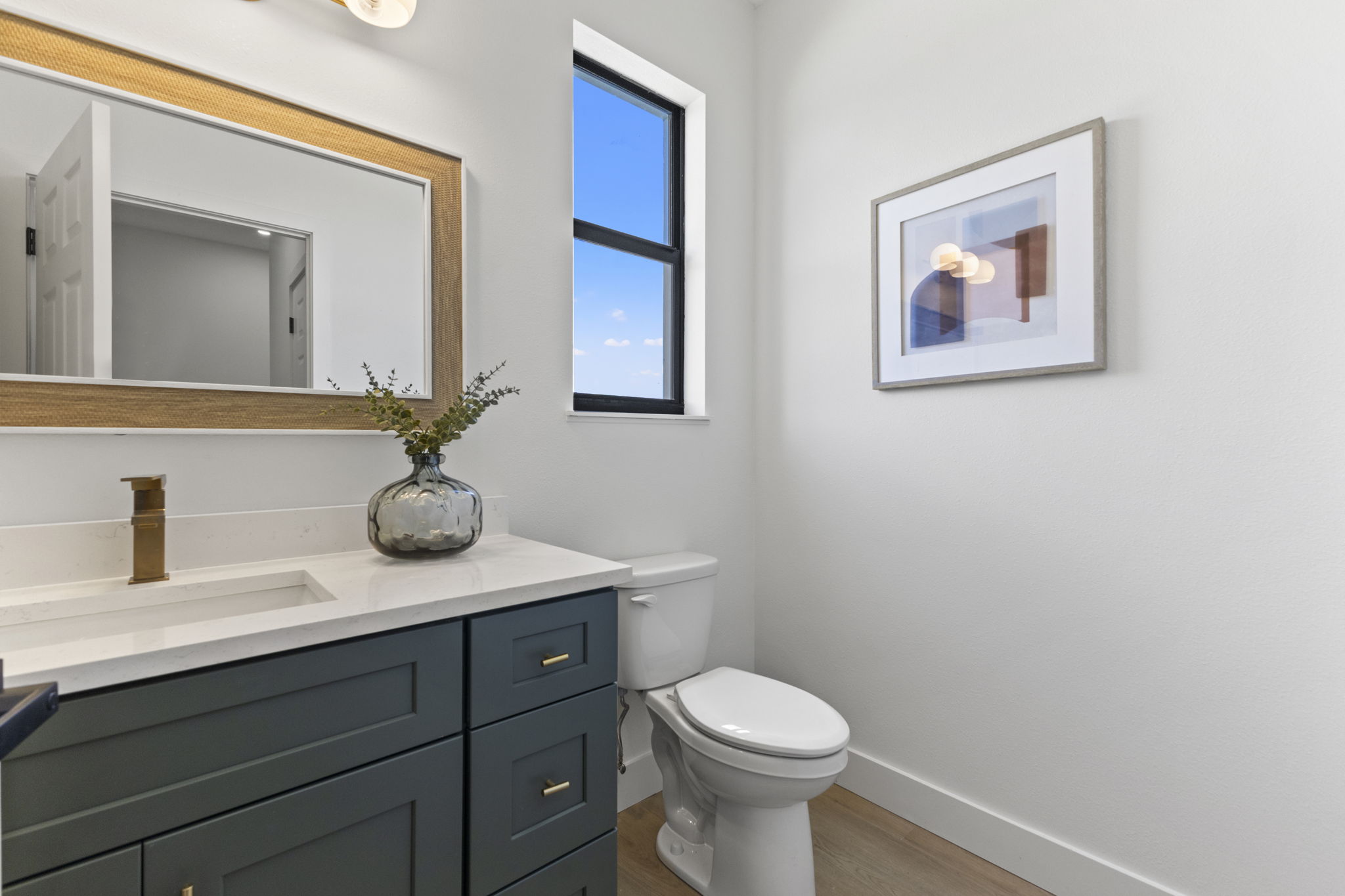 First-floor powder bath at Latitudes in the Park, Pinellas Park FL