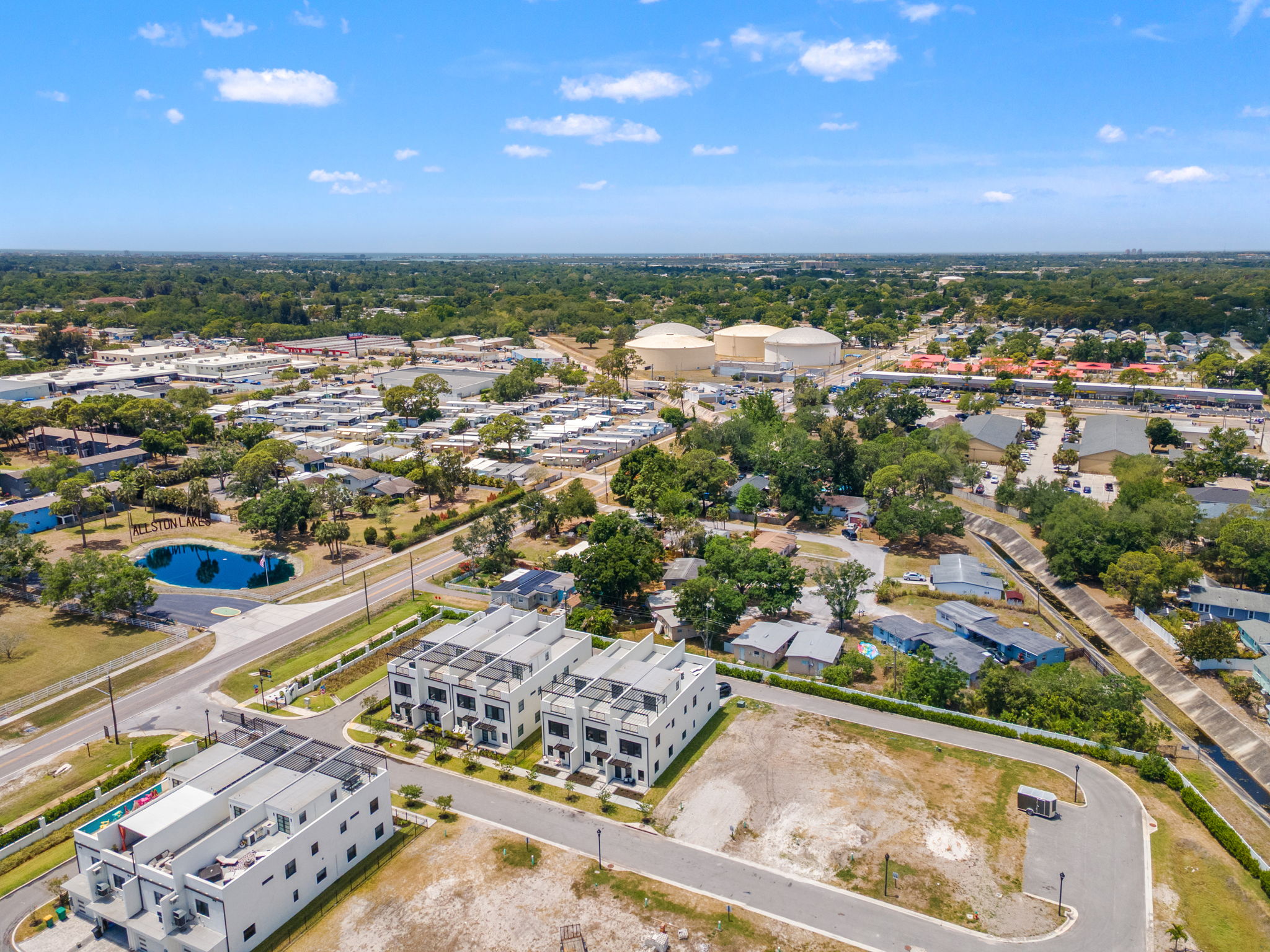 Aerial overview of Latitudes in the Park in Pinellas Park, Florida