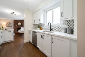 Kitchen open to the Family Room