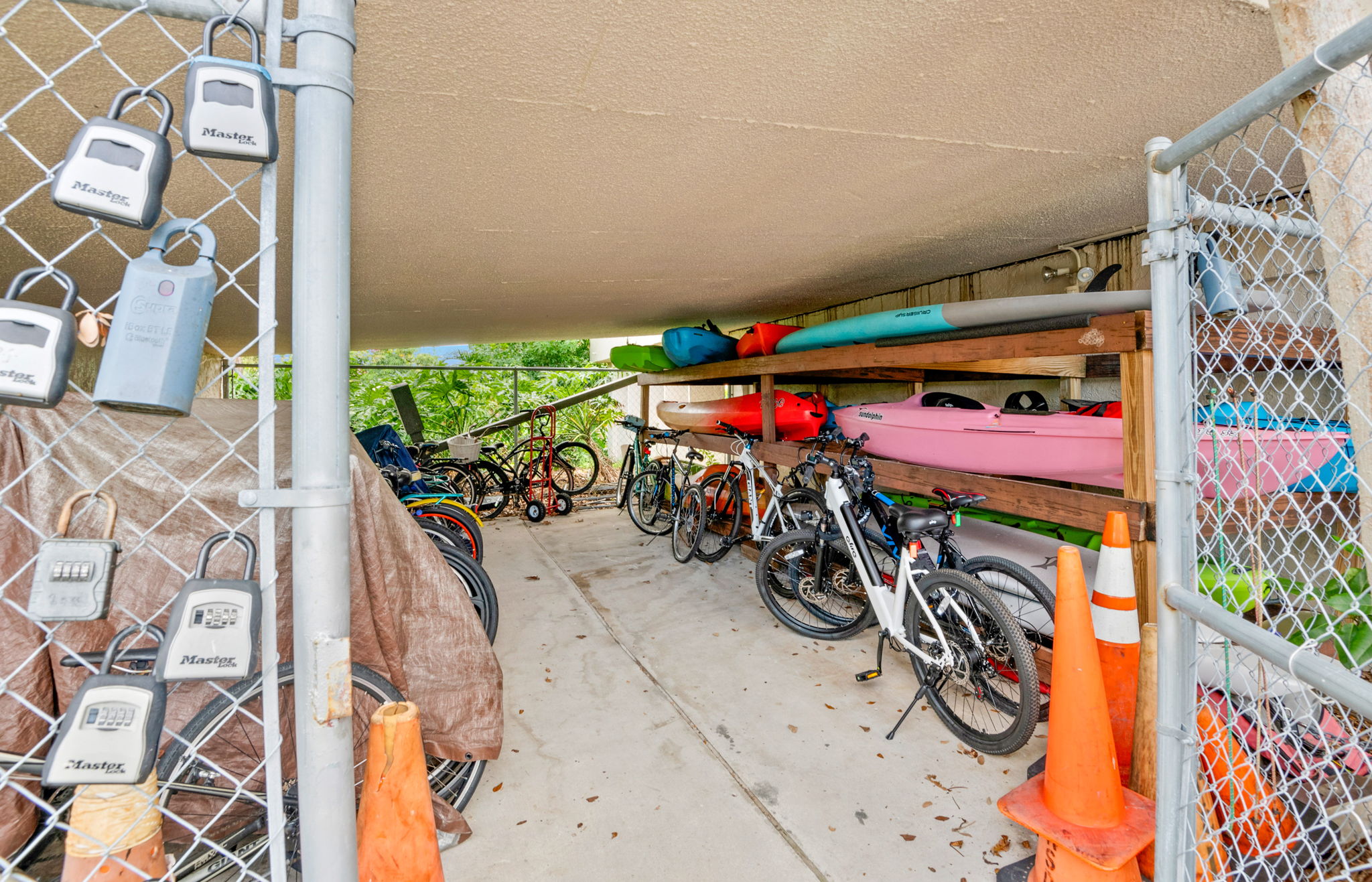 personal craft and bike storage onsite