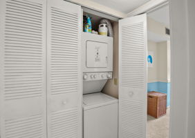 Laundry closet