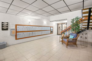 secure lobby entrance