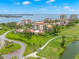 Lovely southern view of Boca Ciega Bay with skyway and Tierra Verde Bridges