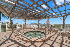 relax in this luxurious heated spa located water side