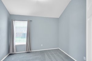 All bedrooms are equipped with window treatments and blinds