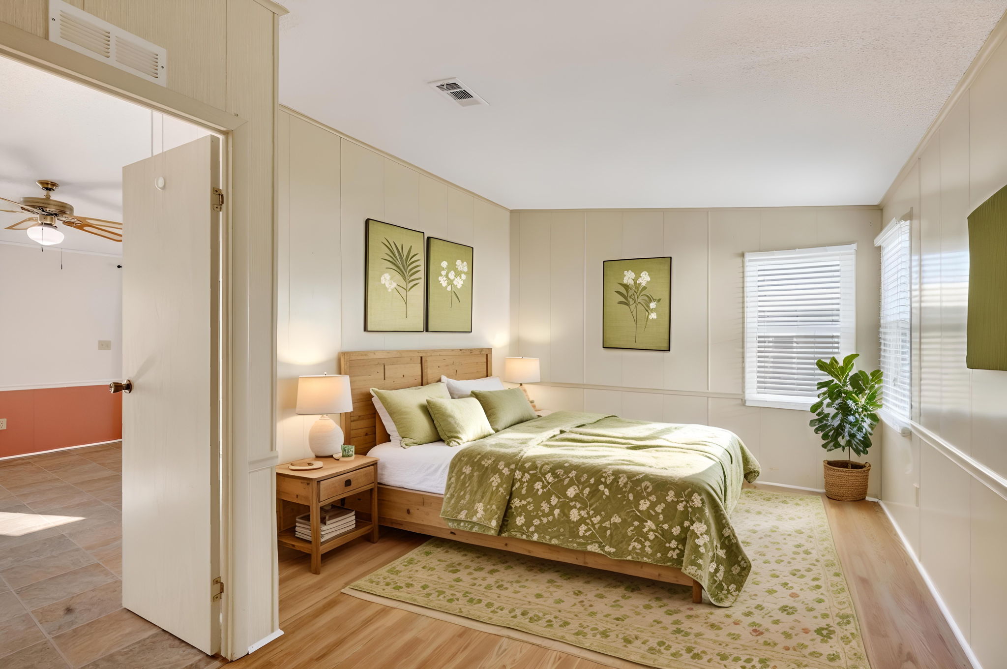 Virtually Staged - Second Bedroom