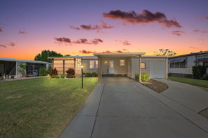 Twilight Front Elevation