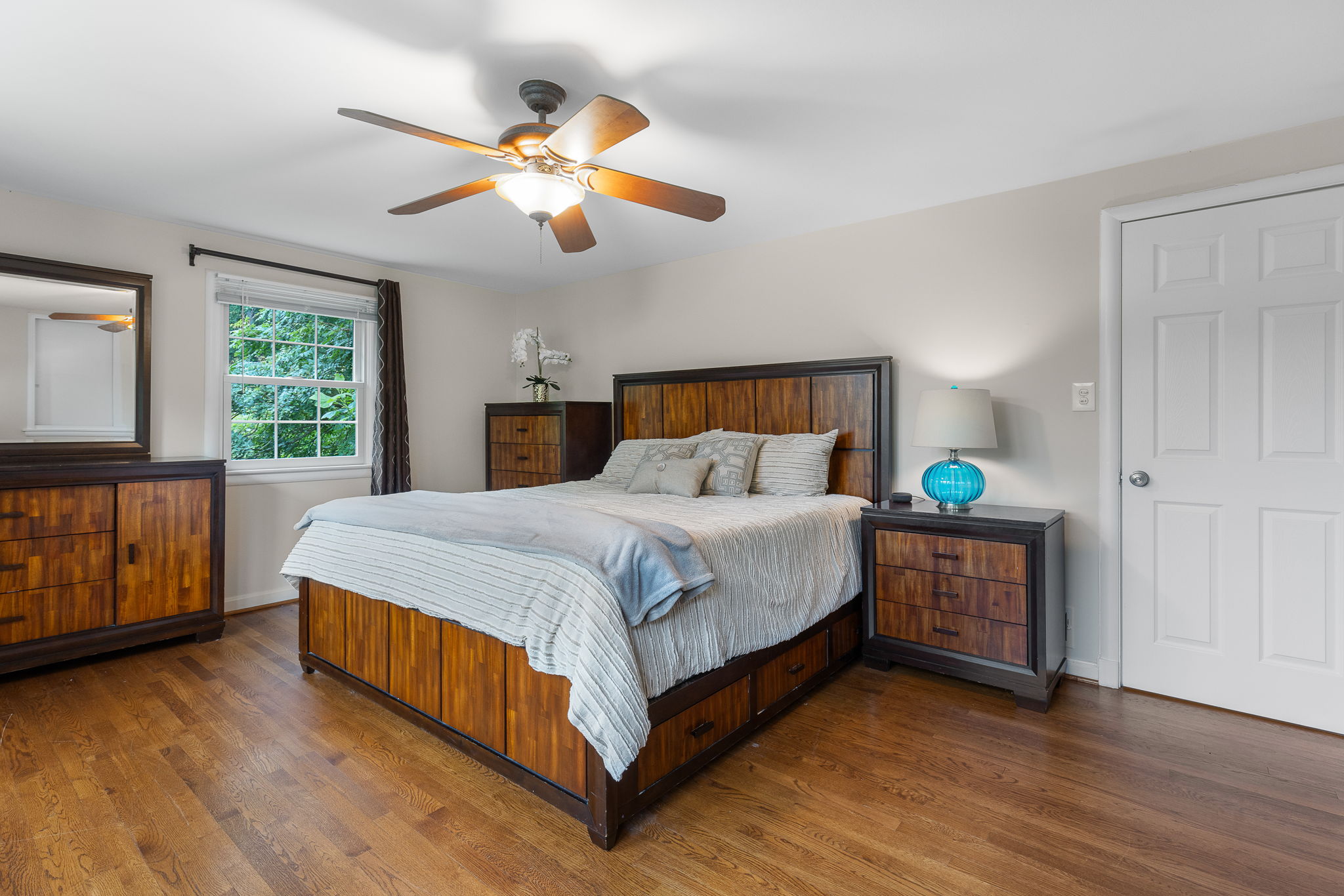 Expansive Primary Bedroom with multiple closets
