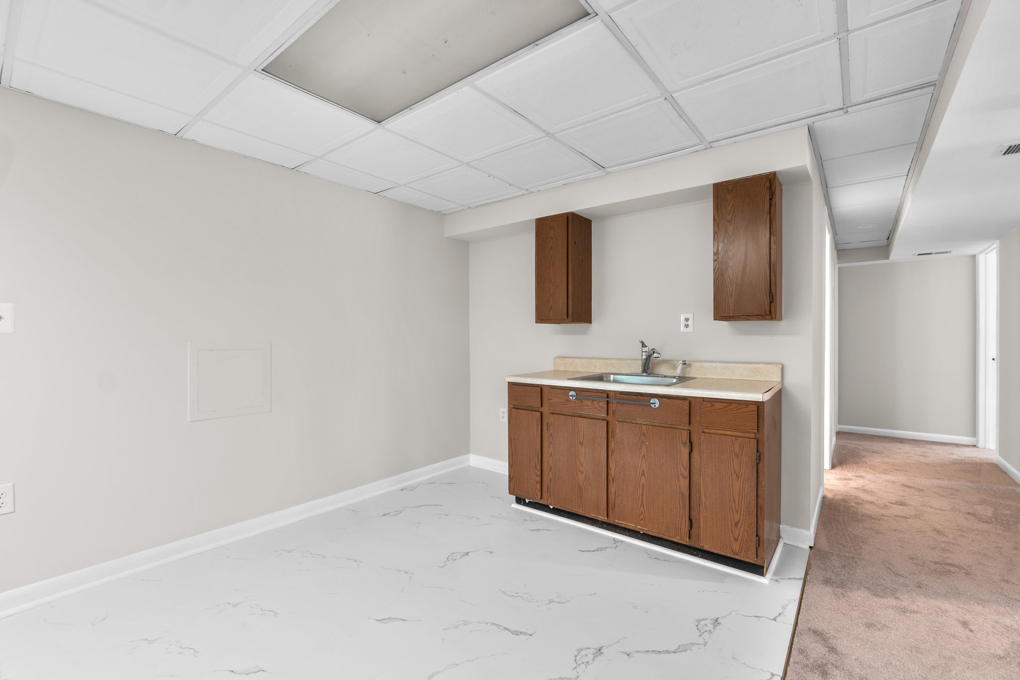 LowerLevel Sink and Cabinetry